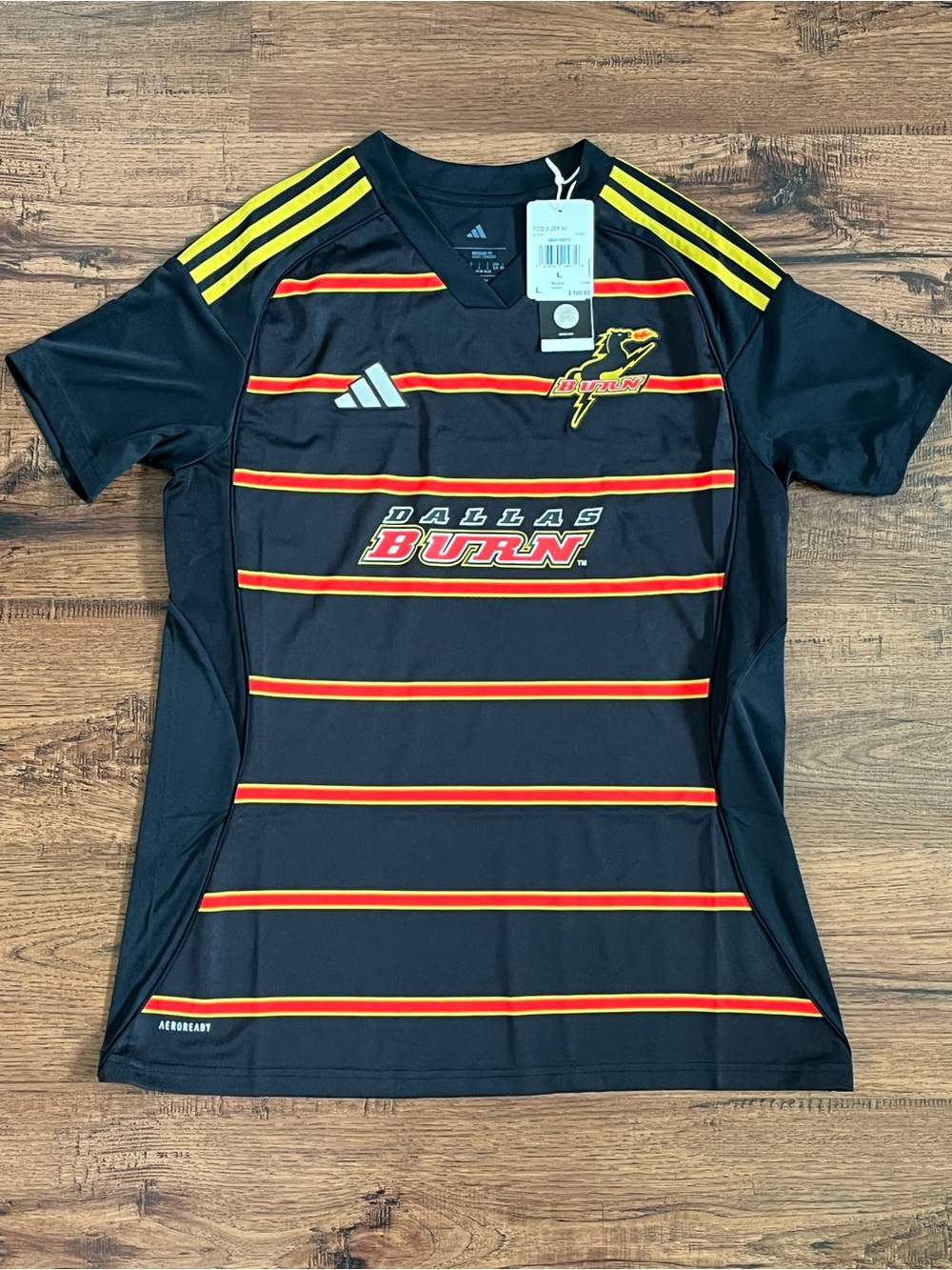 Adidas MLS FC Dallas 2025 Archive Jersey ‘Black Red’ (size wmns L)